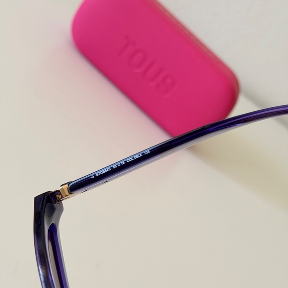 New, Tous Purple Sunglasses, STOB84S 08LA, Authentic main image 4
